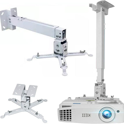 Rosolly Universal Projector Mount Adjustable Ceiling Wall Mount Projector 6 feet