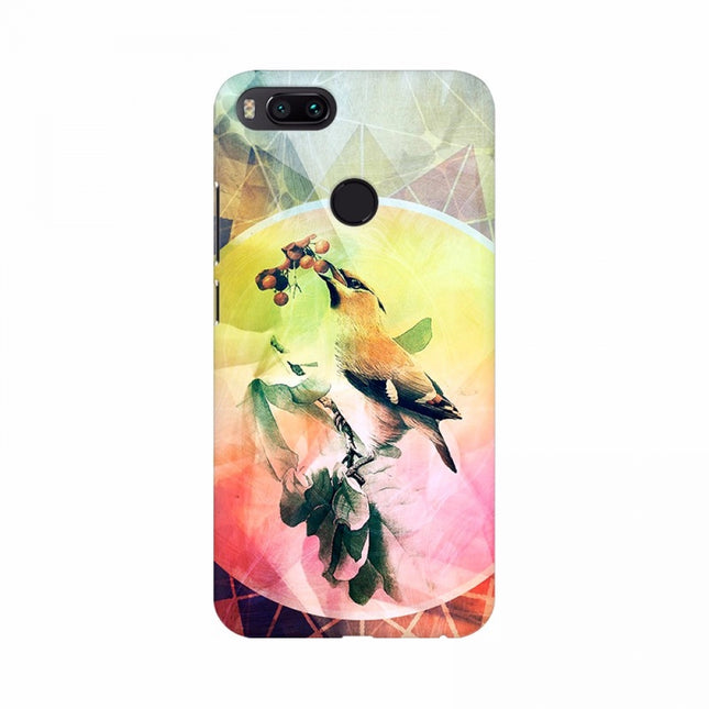 Rosolly Colorful Texture with Bird Mobile case cover