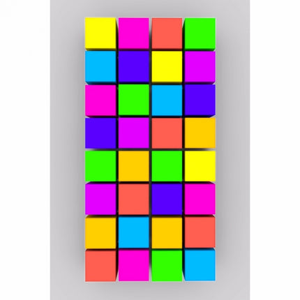 Rosolly Colorful 3D Cubes Mobile Case Cover