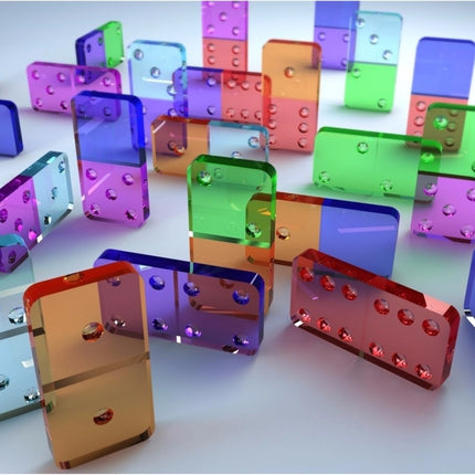 Rosolly Colorful Glass Dice Mobile Case Cover