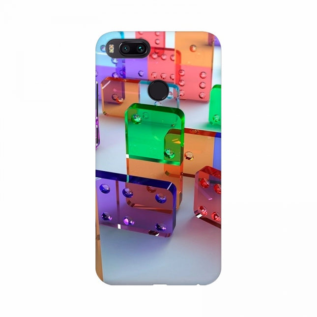 Rosolly Colorful Glass Dice Mobile Case Cover