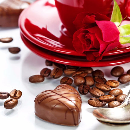 Rosolly Dark Chocolate with Plate Decoration Mobile Case Cover