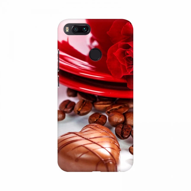 Rosolly Dark Chocolate with Plate Decoration Mobile Case Cover
