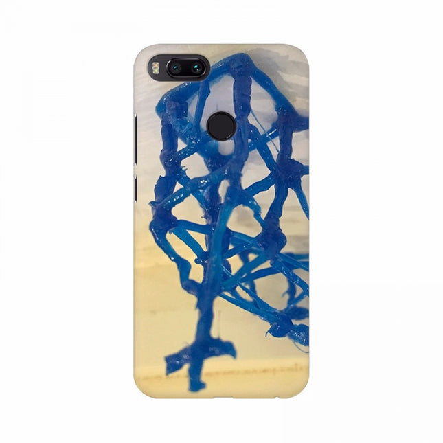 Rosolly Blue Color Spider Net Mobile Case Cover
