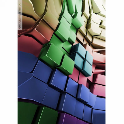 Rosolly Coloured 3D Glass Mobile case cover