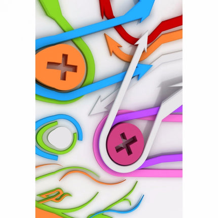 Rosolly Colorful Arrow Button Mobile case cover