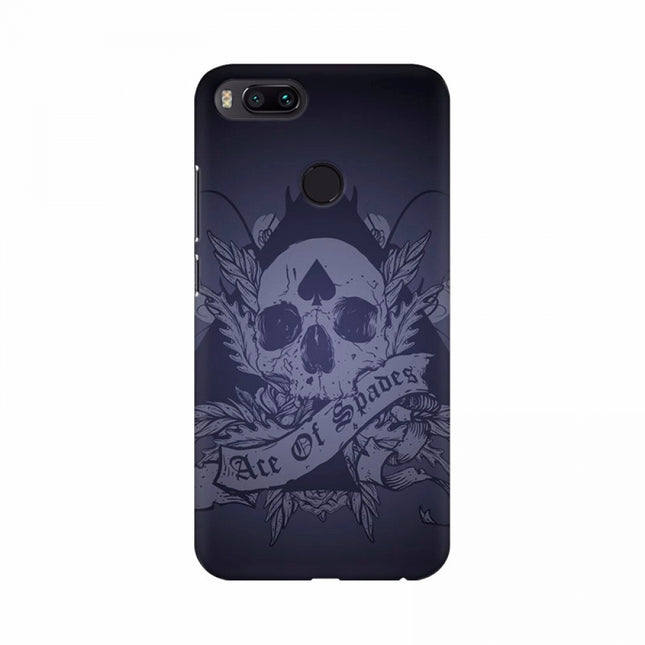 Rosolly Dark Skull and the flower Mobile Case Cover