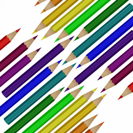 Rosolly Colorful Pencil Combination Mobile Case Cover
