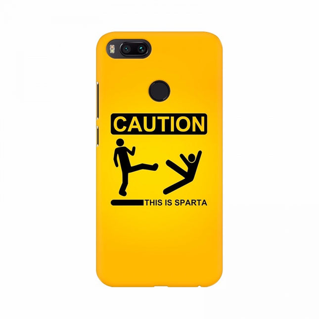 Rosolly Caution Background Design Mobile Case Cover
