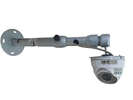 Rosolly Iron Silver Security CCTV Camera Bracket Projector Ceiling Wall Mount Tilt