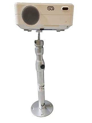 Rosolly Iron Silver Security CCTV Camera Bracket Projector Ceiling Wall Mount Tilt