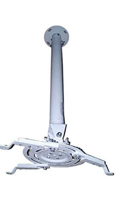 Rosolly Heavy Duty Projector Ceiling Mount Kit (White) Loading Capacity Upto 30 Kgs (Only for Heavy Load Projector)