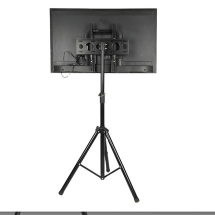 Rosolly TV Tripod StandPortable TV Stand for 13 to 46 Inch LED LCD OLED Flat Screen TVsHeight Adjustable Display Floor TV Stand with VESA
