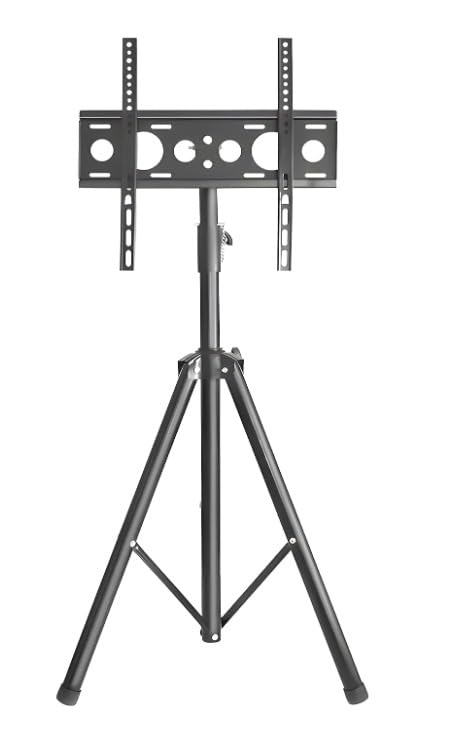 Rosolly TV Tripod StandPortable TV Stand for 13 to 46 Inch LED LCD OLED Flat Screen TVsHeight Adjustable Display Floor TV Stand with VESA