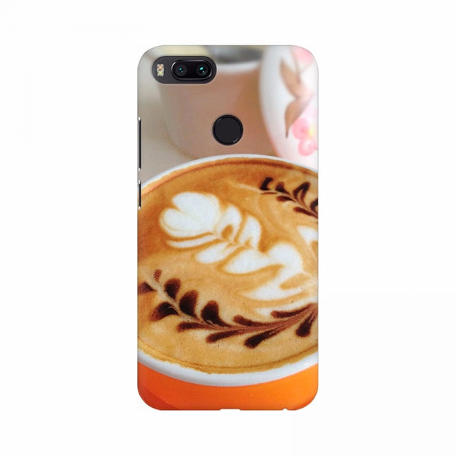 Rosolly Cup of Coffee with Floral Images Mobile Case Cover