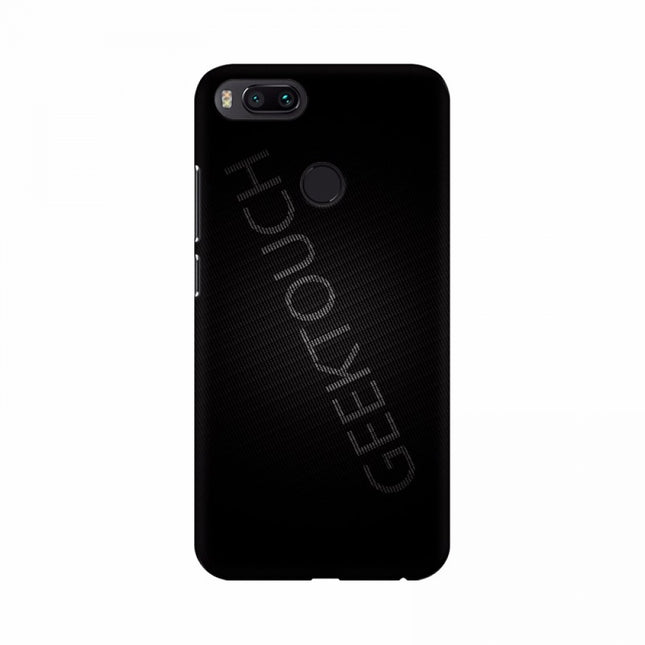 Rosolly Black Background with text Mobile Case Cover