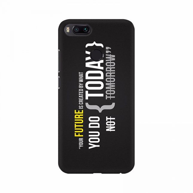 Rosolly Black Background with thoughts Mobile Case Cover