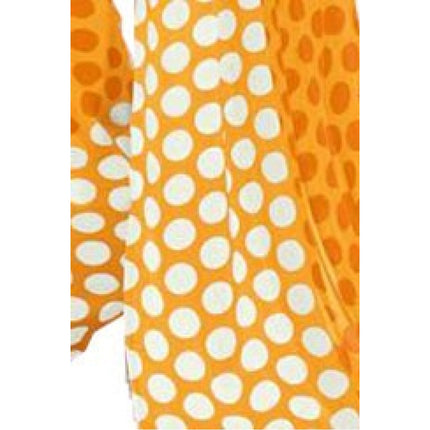 Rosolly Womens Geogrette Saree with Blouse Digital Printed Saree (Yellow, 6.25 Mtr)