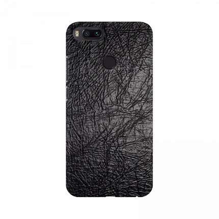 Rosolly Black Leather Design Mobile Case Cover