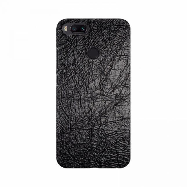 Rosolly Black Leather Design Mobile Case Cover