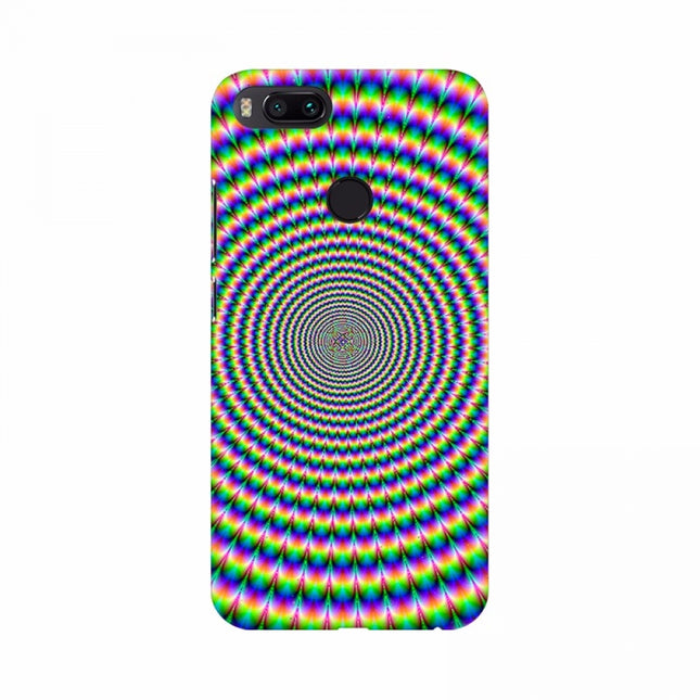 Rosolly Colorful Round illutions Mobile Case Cover