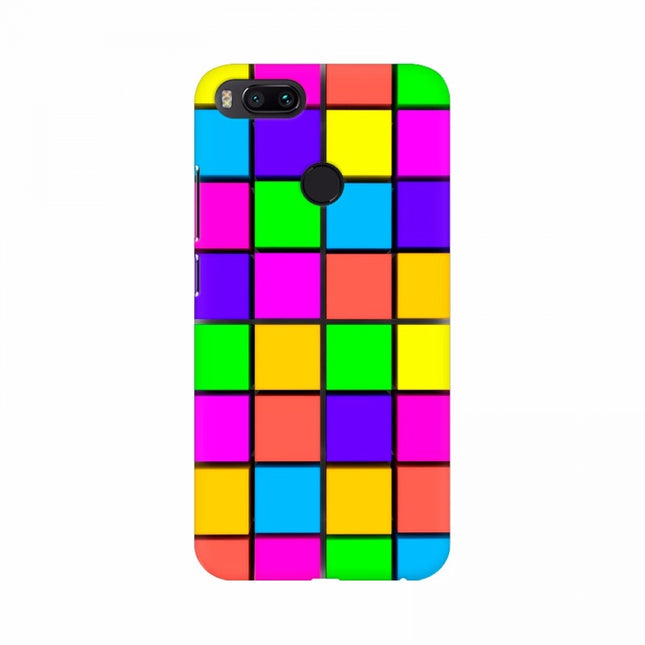 Rosolly Colorful 3D Cubes Mobile Case Cover
