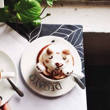 Rosolly Cup of Cream like Dog Mobile Case Cover