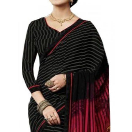 Rosolly Womens Georgette Digital Printed Saree (Multi, 6.25 Mtr)