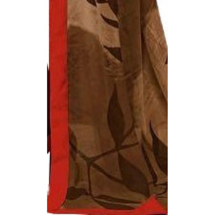 Rosolly Womens Georgette Digital Printed Saree (Red, Yellow, 6.25 Mtr)