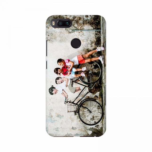 Rosolly Children on Bicycle Poster Mobile Case Cover