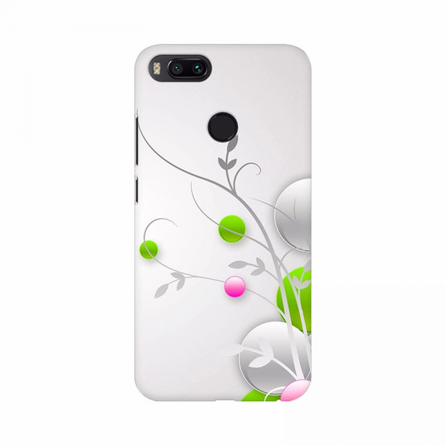 Rosolly Classic Floral Design with white background Mobile Case Cover