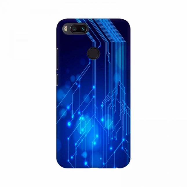 Rosolly Blue color Circuit Mobile Case Cover