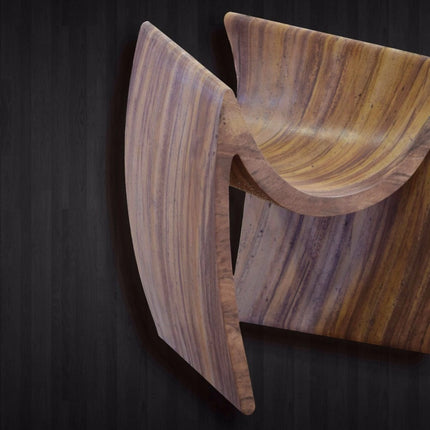 Rosolly Wooden Curve Chair Mobile Case Cover