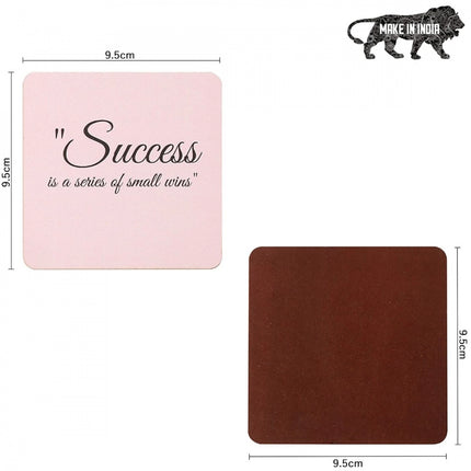 Rosolly Wooden Coasters for Tea Coffee (Set of 4)