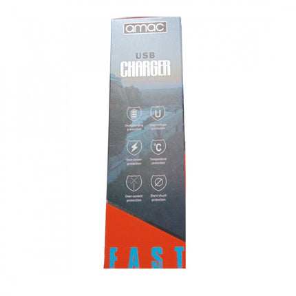 Rosolly Brand Amac Charger CH-18 6.2 A 3USB-Assorted