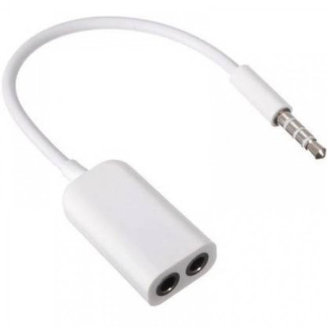 Rosolly Pack Of_3 Dual Earphones Handsfree Connector (Color: Assorted)