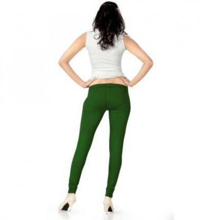 Rosolly Women's Cotton Leggings (Color:Green)
