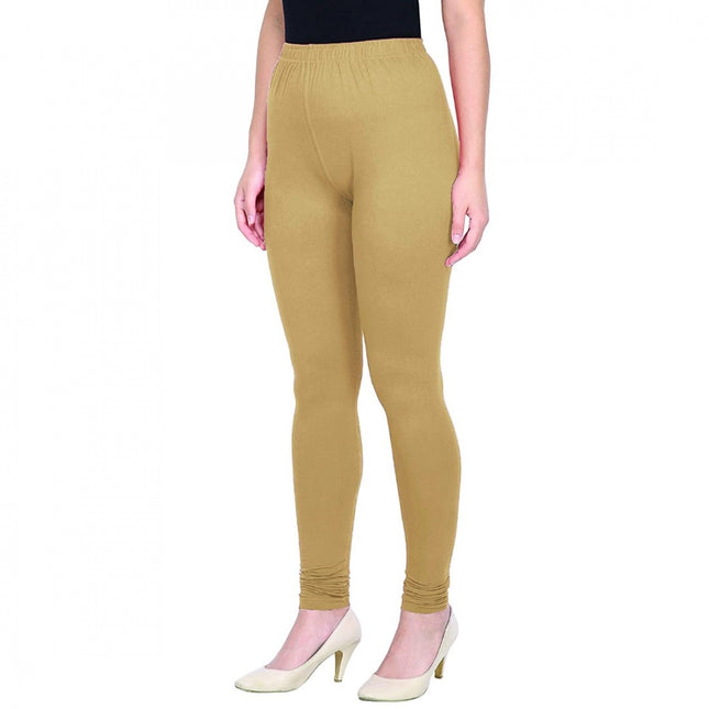 Rosolly Women's Cotton Leggings (Color:Skin)