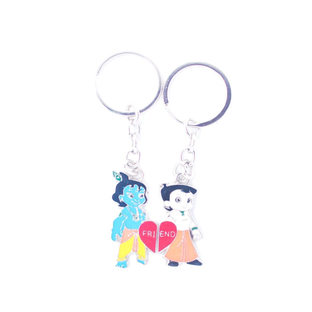 Rosolly Chota Beema Friend Couple Key Chain (Color: Assorted)