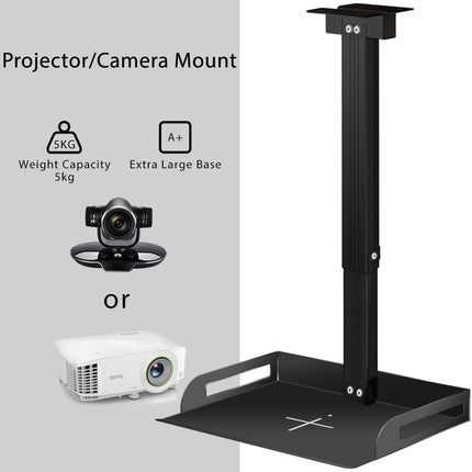 Rosolly Universal Ceiling Mount With Tray For Projector/Camera (4 Feet)
