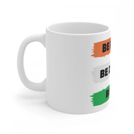 Rosolly Ceramic Be Brave Be Daring Be You Printed Coffee Mug (Color: White, Capacity:330ml)
