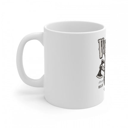 Rosolly Ceramic Gorila Desing Printed Coffee Mug (Color: White, Capacity:330ml)