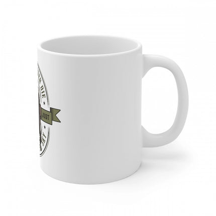 Rosolly Ceramic Gorila Desing Printed Coffee Mug (Color: White, Capacity:330ml)