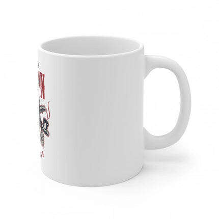 Rosolly Ceramic Gorila Desing Printed Coffee Mug (Color: White, Capacity:330ml)