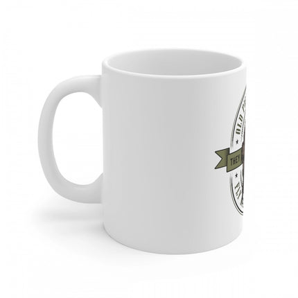 Rosolly Ceramic Gorila Desing Printed Coffee Mug (Color: White, Capacity:330ml)