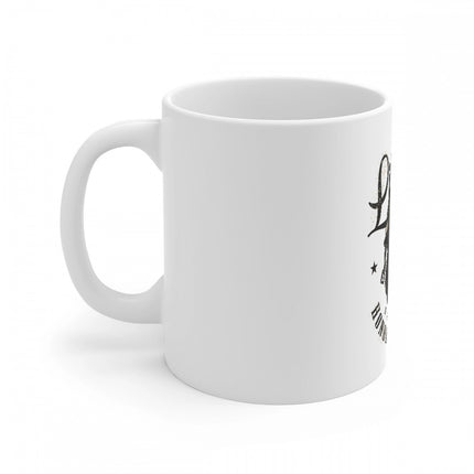Rosolly Ceramic Gorila Desing Printed Coffee Mug (Color: White, Capacity:330ml)