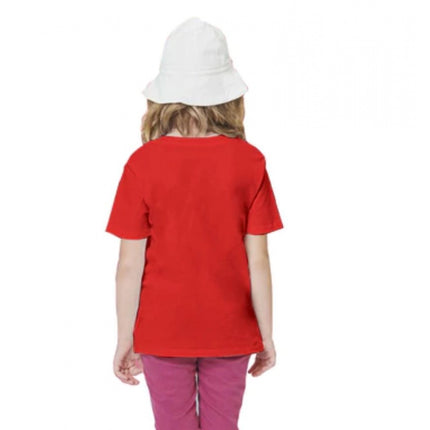 Rosolly Girls Cotton Rowdy Baby Half Sleeve TShirt (Red)