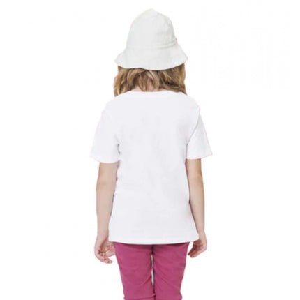 Rosolly Girls Cotton Baby Shark Half Sleeve TShirt (White)