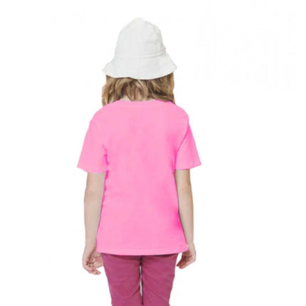 Rosolly Girls Cotton Baby Shark Half Sleeve TShirt (Pink)