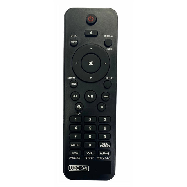 Rosolly DVD Remote No. URC34, Compatible for Philips DVD Remote (Exactly Same Remote will Only Work)